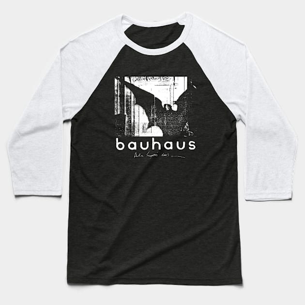 Bauhaus Bela Lugosi's Dead Baseball T-Shirt by xlaxiata